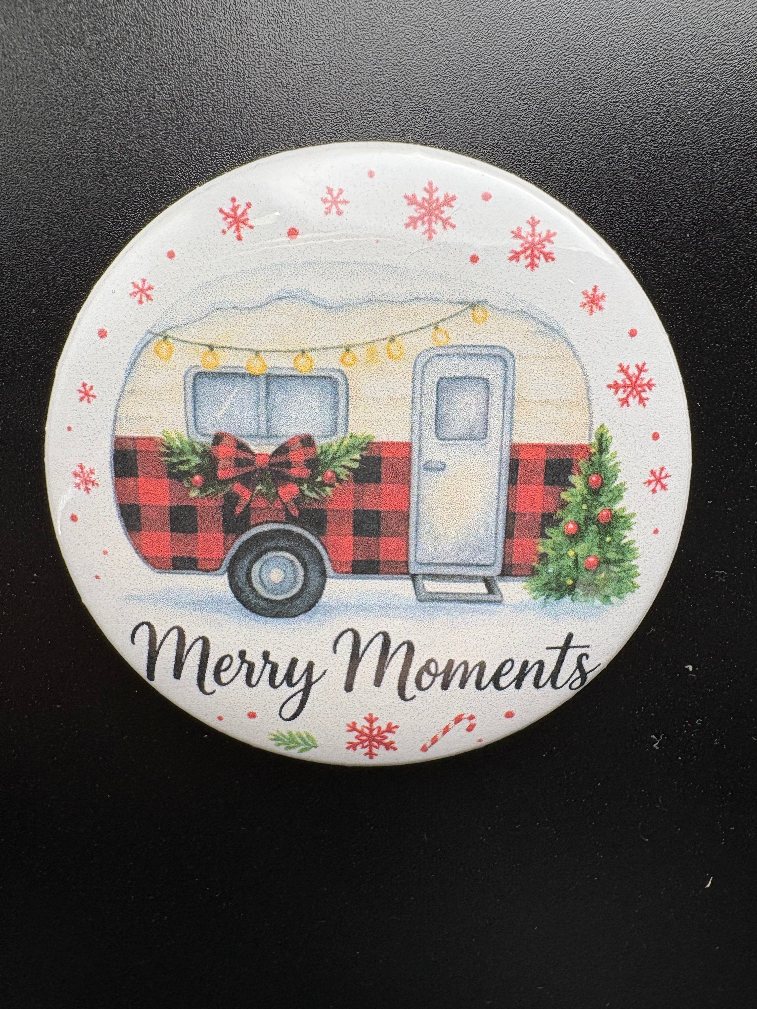 Plaid Christmas Single Magnet