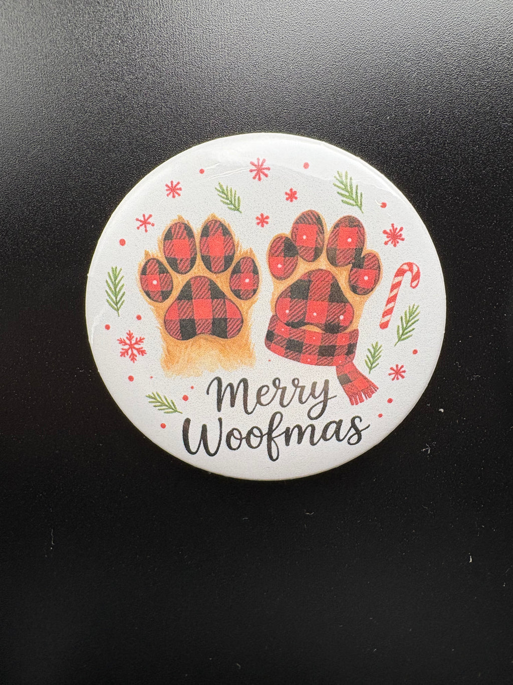 Country Animal Christmas Single Magnet
