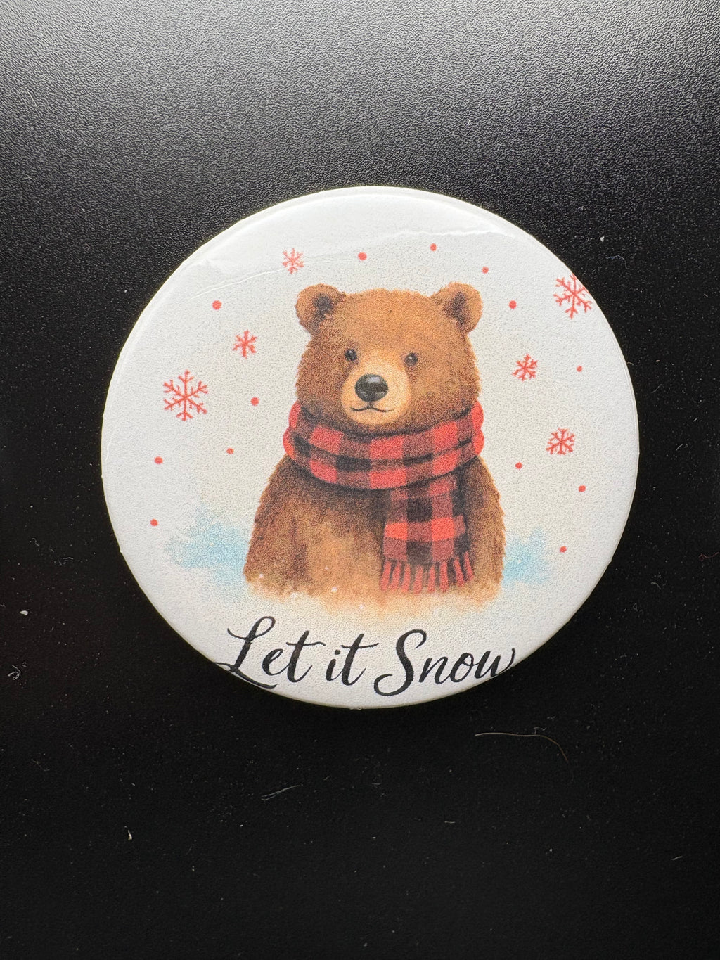 Country Animal Christmas Single Magnet