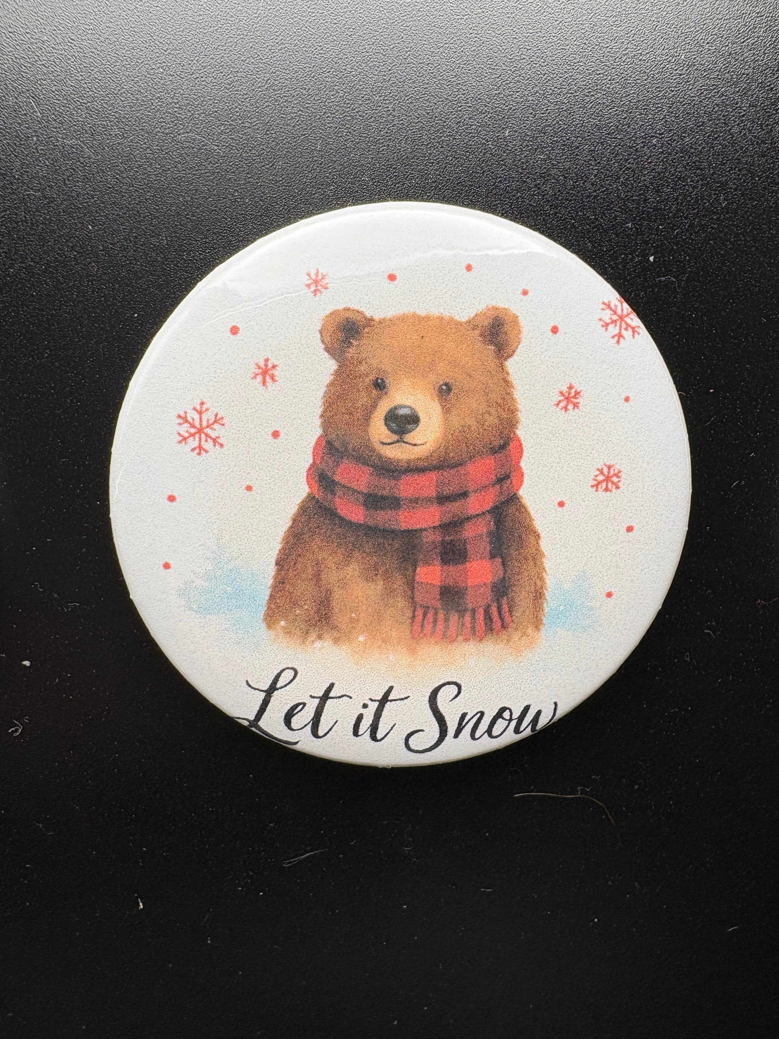 Country Animal Christmas Single Magnet