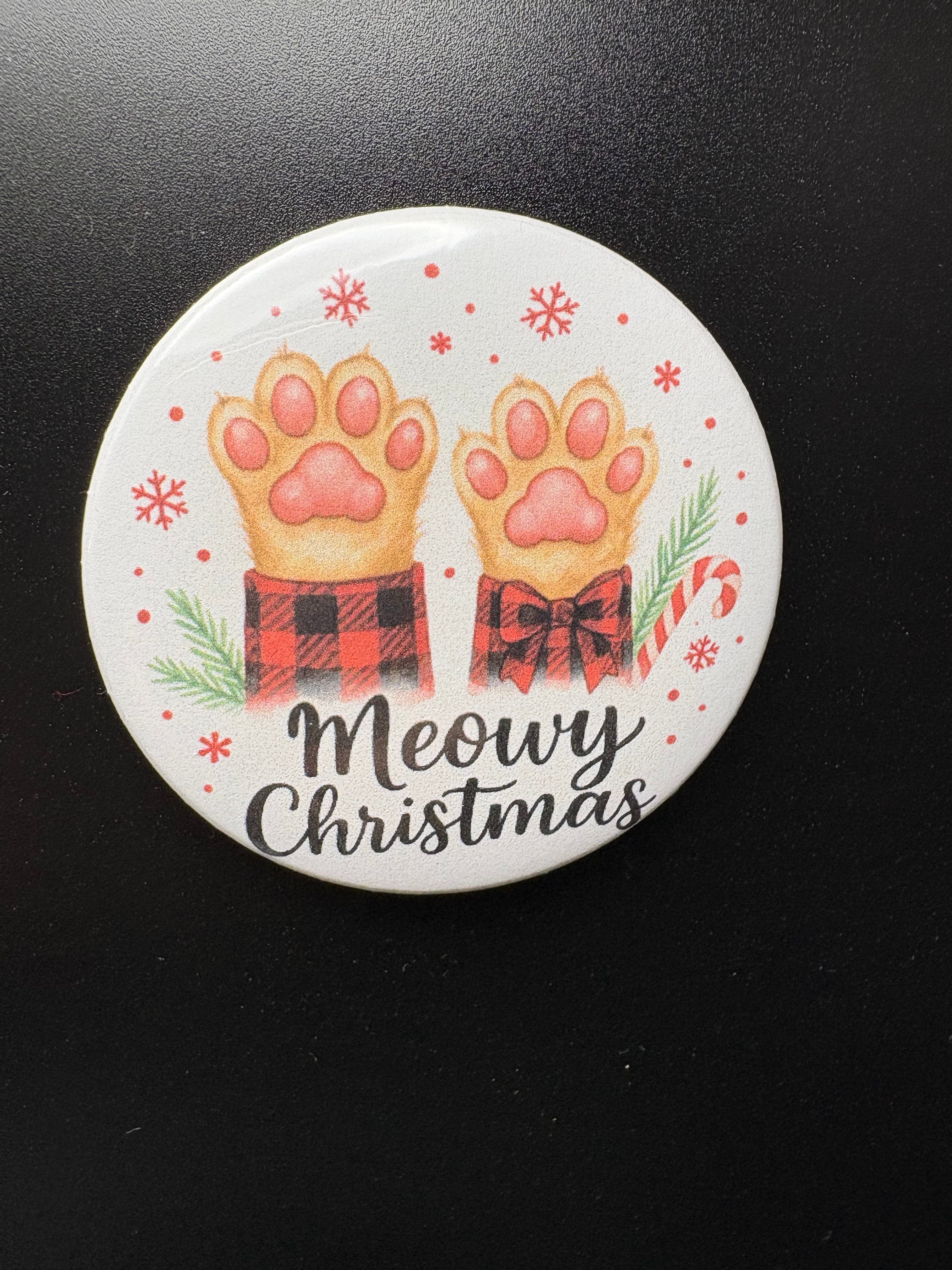 Country Animal Christmas Single Magnet