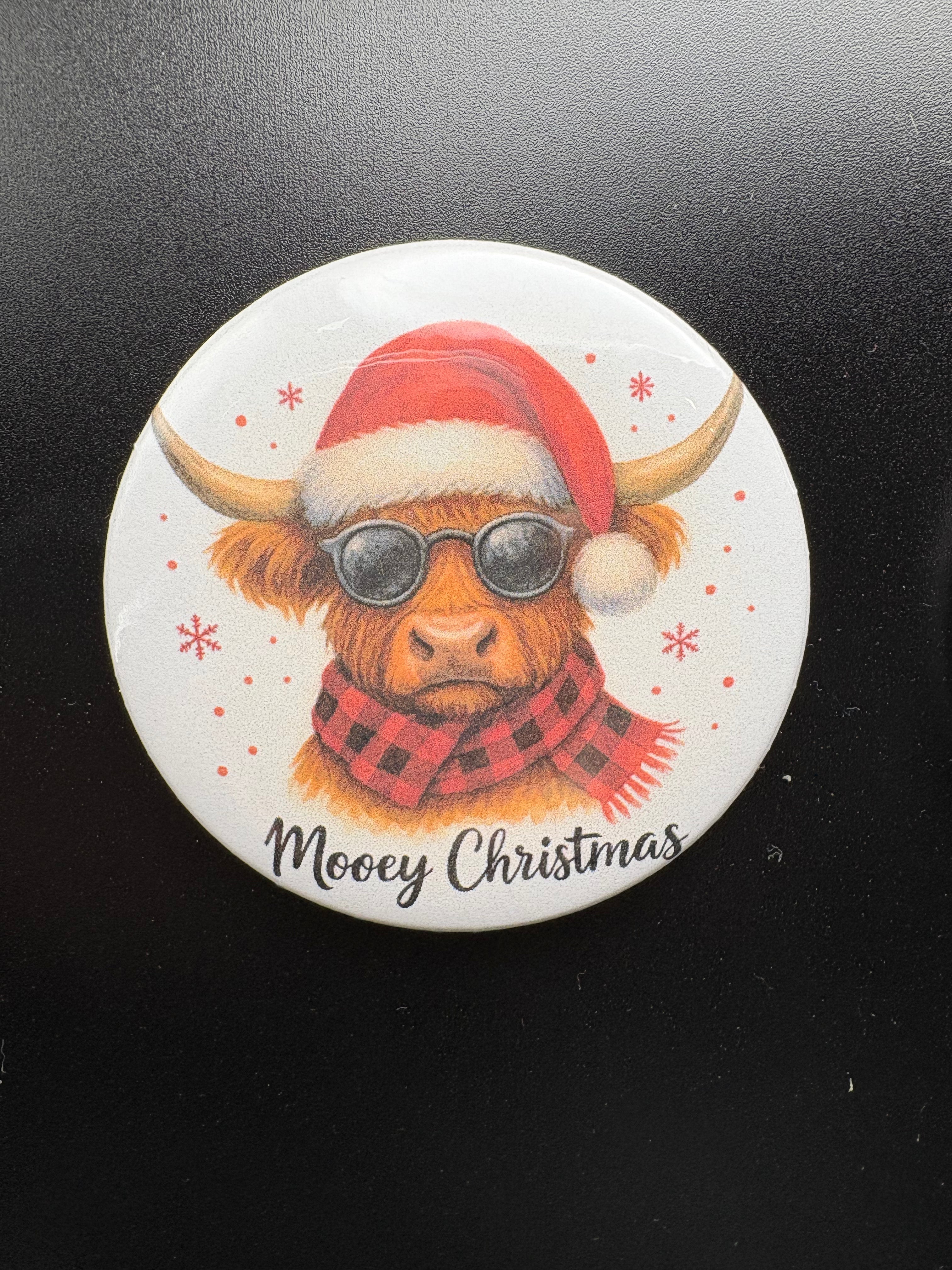 Country Animal Christmas Single Magnet