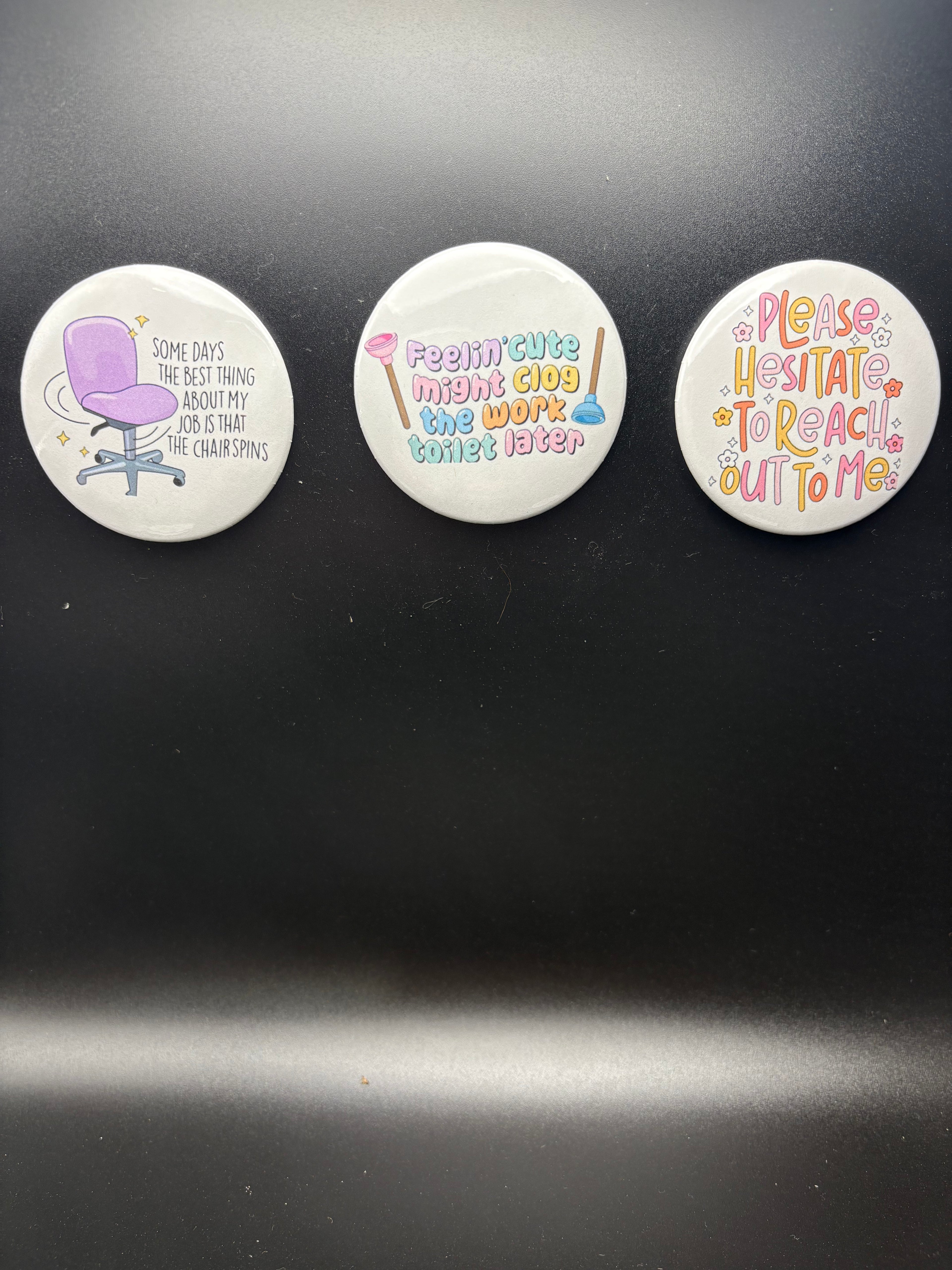 Sassy Office Single Magnet