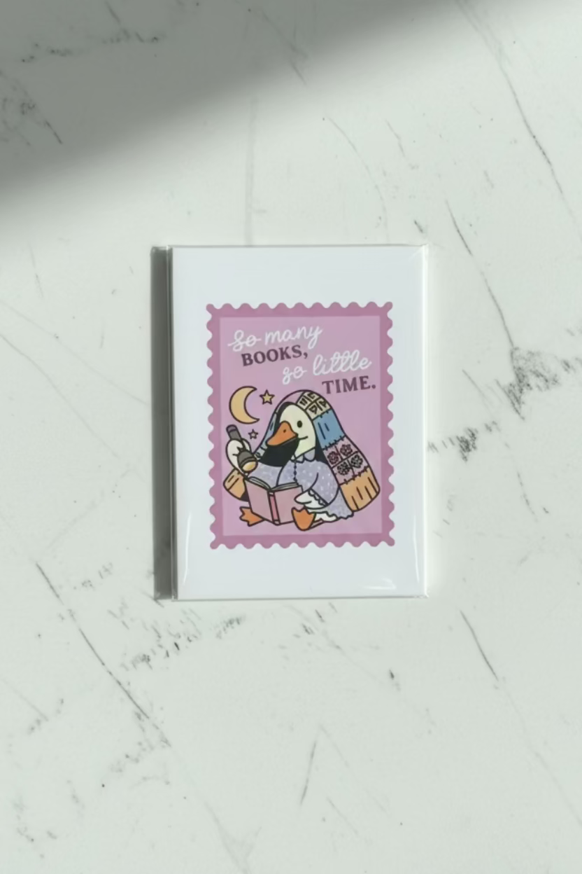 So Many Books Book Lover Magnet | Book Lover Collection | Stick 'Em Up