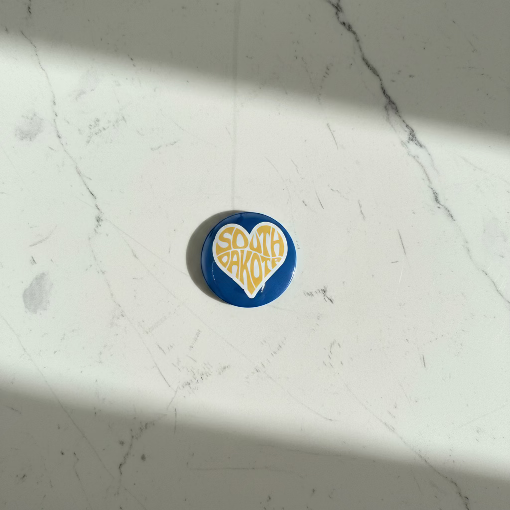 South Dakota Love Magnet | State Pride Souvenir | South Dakota Gift
