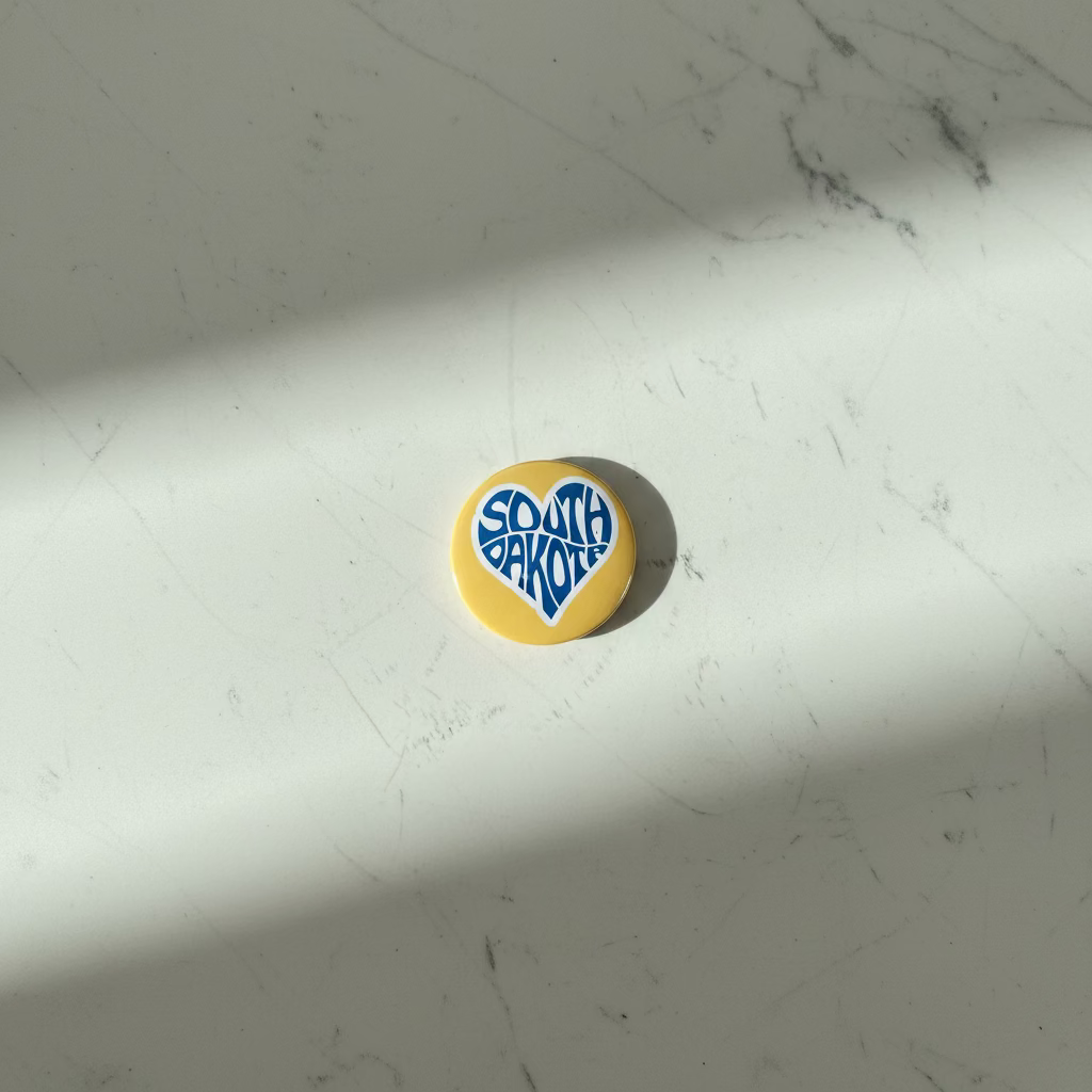 South Dakota Love Magnet | State Pride Souvenir | South Dakota Gift