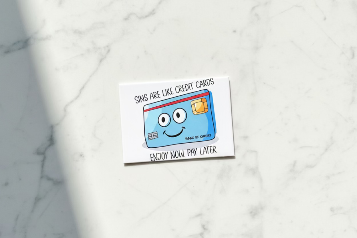 Sins are Like Credit Cards...Enjoy Now, Pay Later | Funny Christian Collection