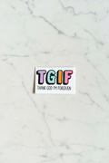 TGIF...Thank God I'm Forgiven | Funny Christian Magnet