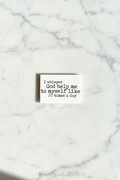 🙏 I Whisper God Help Me to Myself Like 20 Times a Day Magnet | Funny Christian Collection